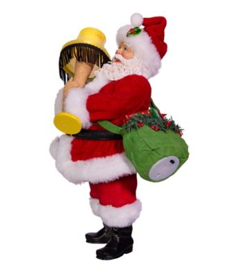 10 Inch Leg Lamp Fabrich&eacute; Santa with Light
