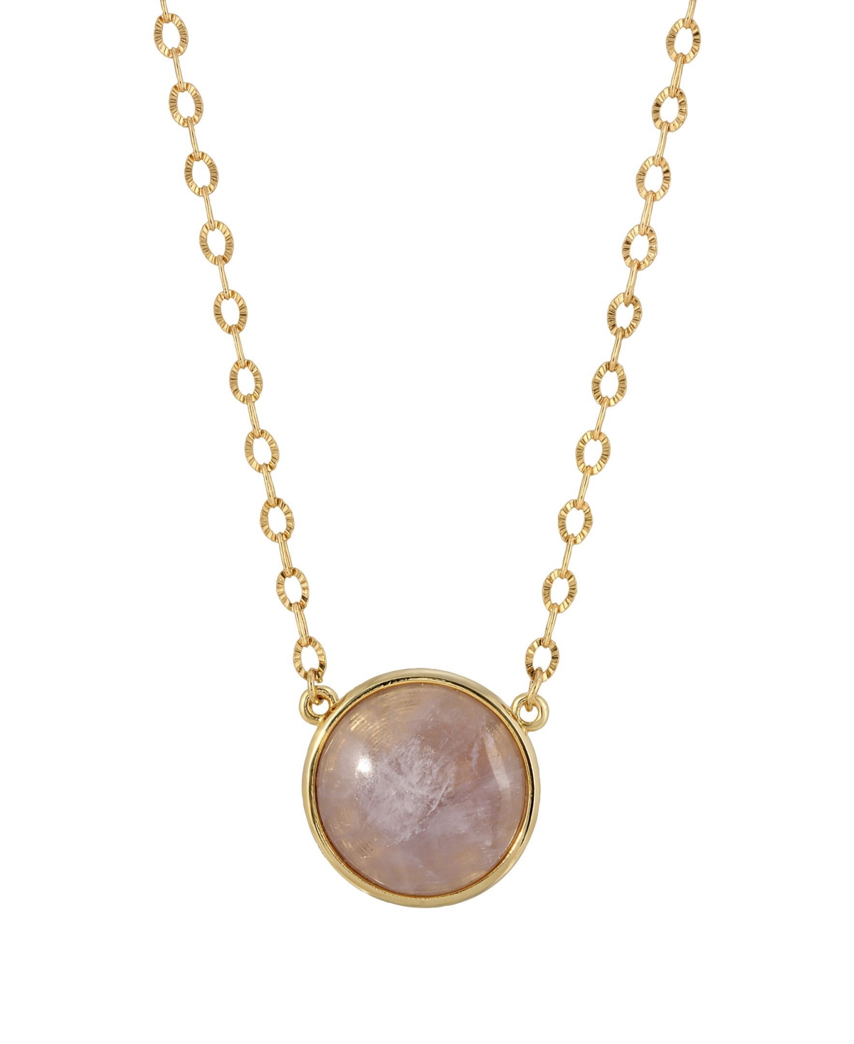 2028 Gold-tone Cap Amy Stone Necklace In Purple