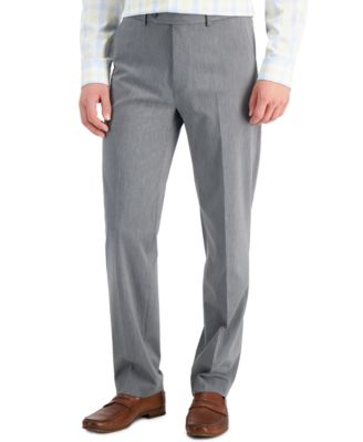 Nautica Men's Performance Stretch Modern-Fit Dress Pants - Light Pastel Grey - 40x29
