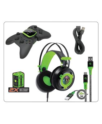 Photo 2 of Bionik Pro Kit for Xbox Series X/S: Powerful 50Mm Driver Gaming Headset -Controller Charge Base -Two Battery Packs -Lynx Cable & USB Cable - Xbox Series X