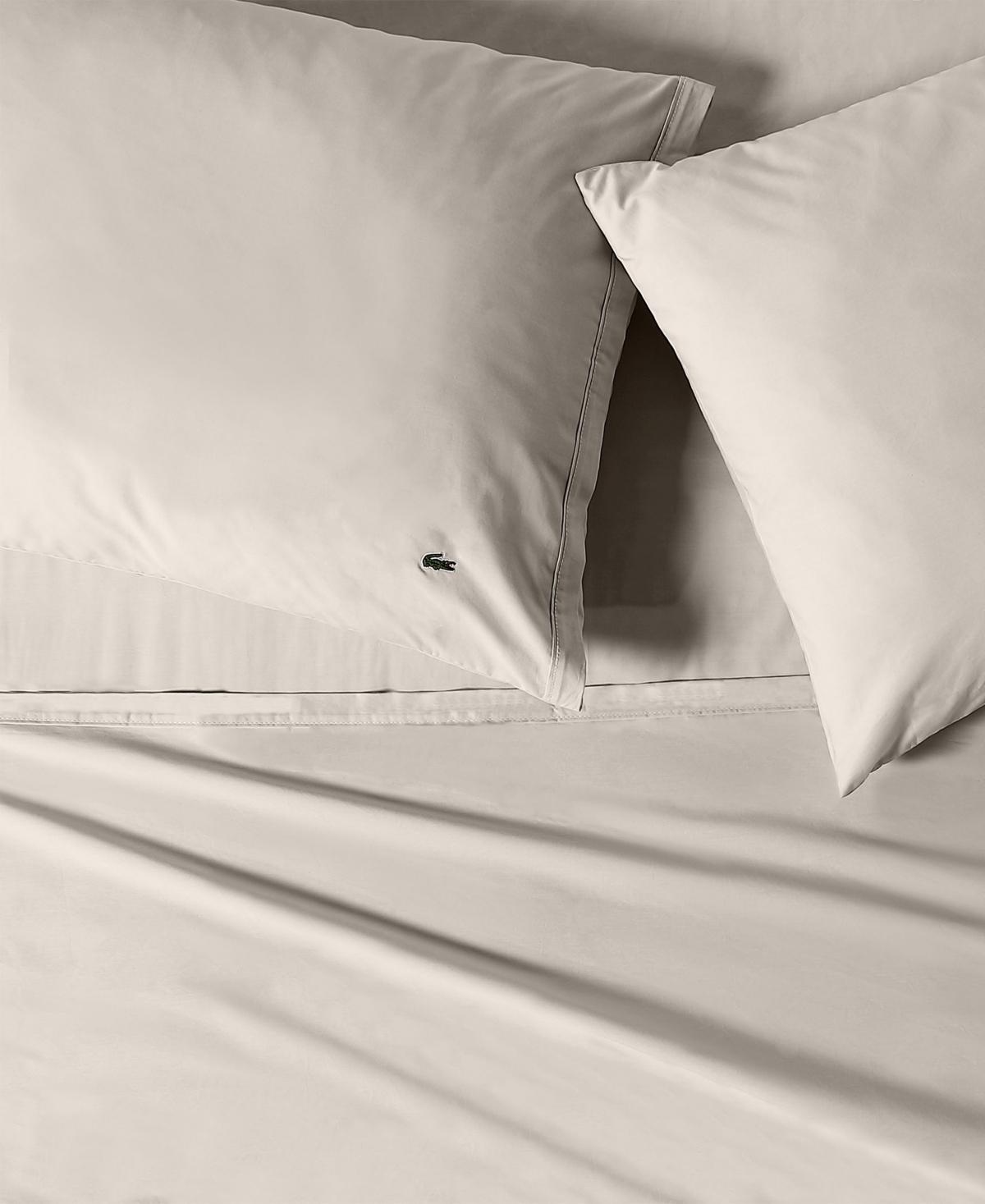 Lacoste Home Solid Cotton Percale Sheet Set