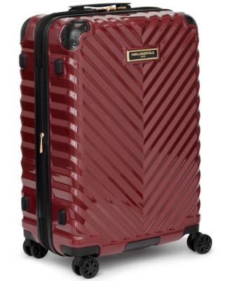 Karl Lagerfeld Chevron 25"  Hardside Spinner