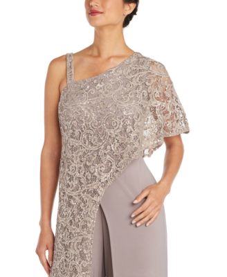 One-Shoulder Lace Jumpsuit