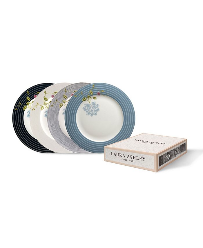 Laura Ashley Heritage Collectables Mixed Designs Plates in Gift Box