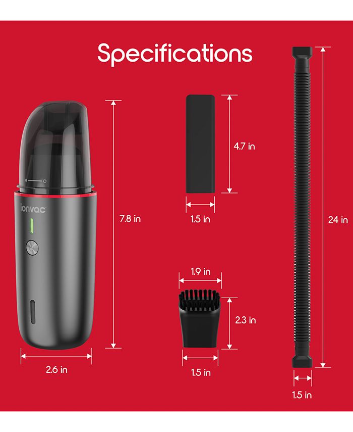 Tzumi ionvac Turbo Cordless Car Vacuum Macy's