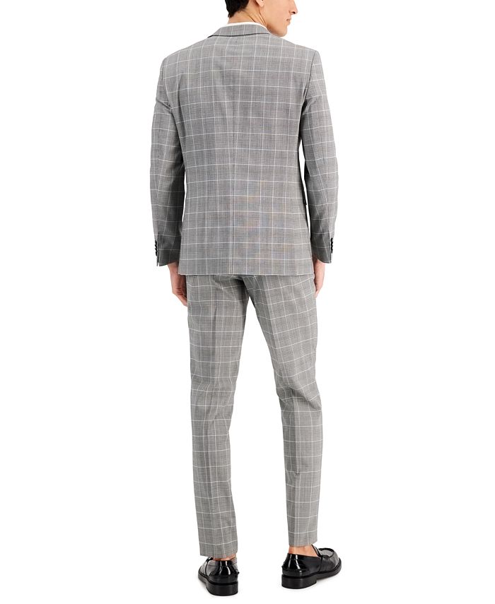 Hugo Boss Men's Modern-Fit Glen Plaid Suit Separates - Macy's