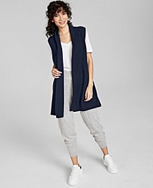 Women's 100% Cashmere Open-Front Sweater, Created for Macy's
