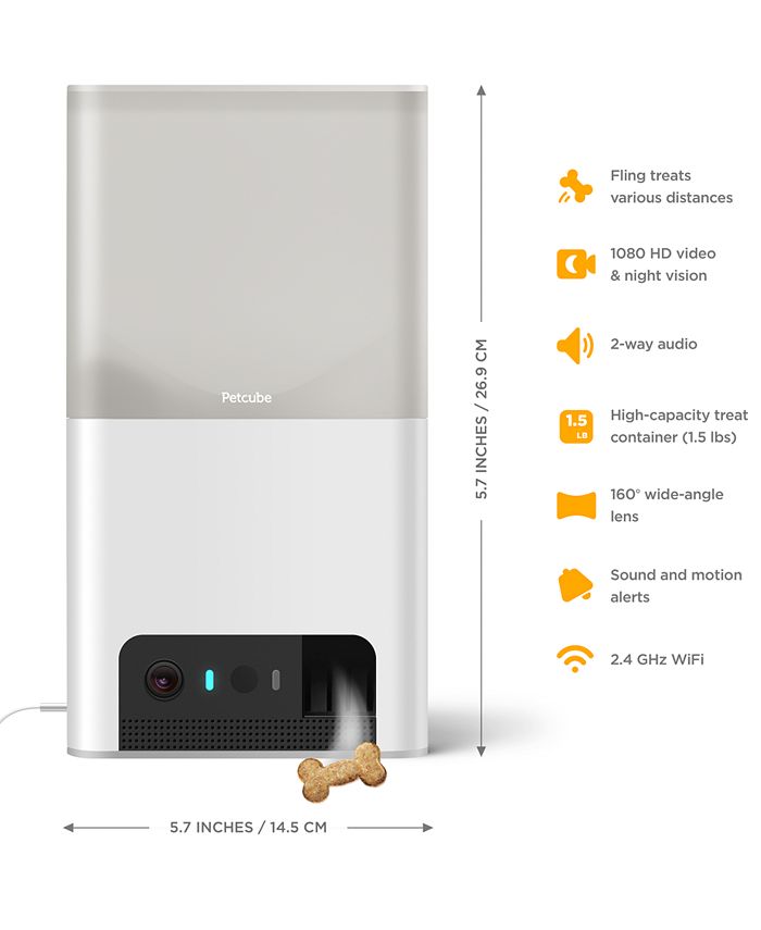 Petcube Bites 2 Lite Smart HD Pet Camera with Treat Dispenser Macy's