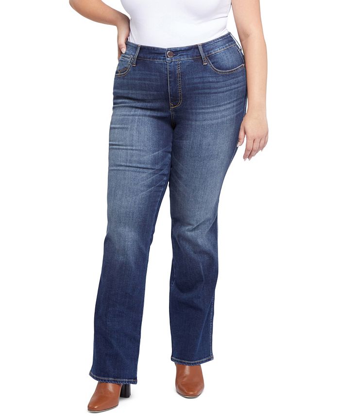 Seven7 Plus Size Bombshell Slim Boot Jeans & Reviews - Jeans - Plus ...