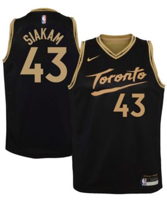 Nike Pascal Siakam Toronto Raptors City Edition Jersey '21 Black / Club Gold