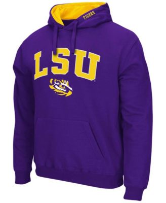 Men's LSU Tigers Arch Logo 3.0 Pullover Hoodie