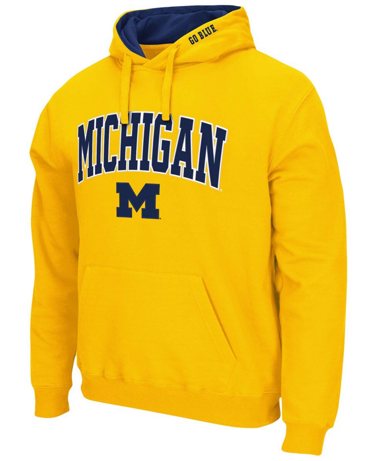 Shop Colosseum Men's Maize Michigan Wolverines Arch Logo 3.0 Pullover Hoodie