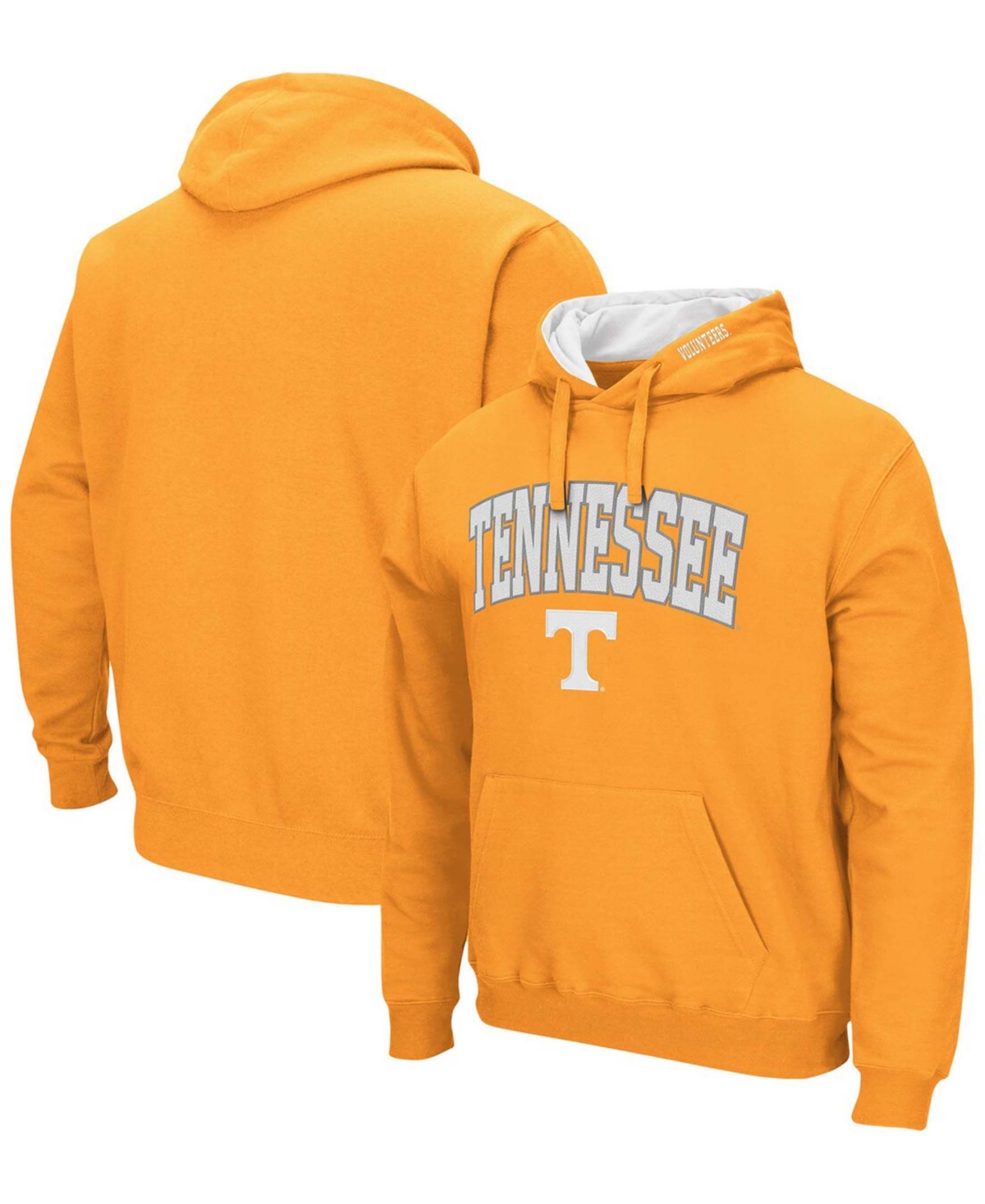 Colosseum Men's Tennessee Orange Tennessee Volunteers Arch Logo 3.0 Pullover Hoodie In Tennessee Orange