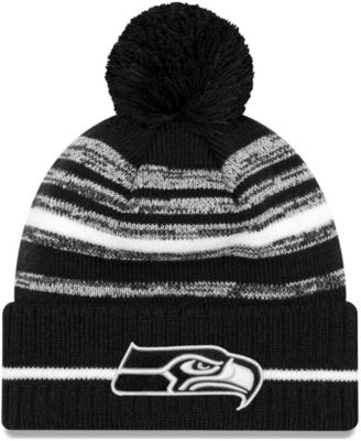 black seahawks beanie