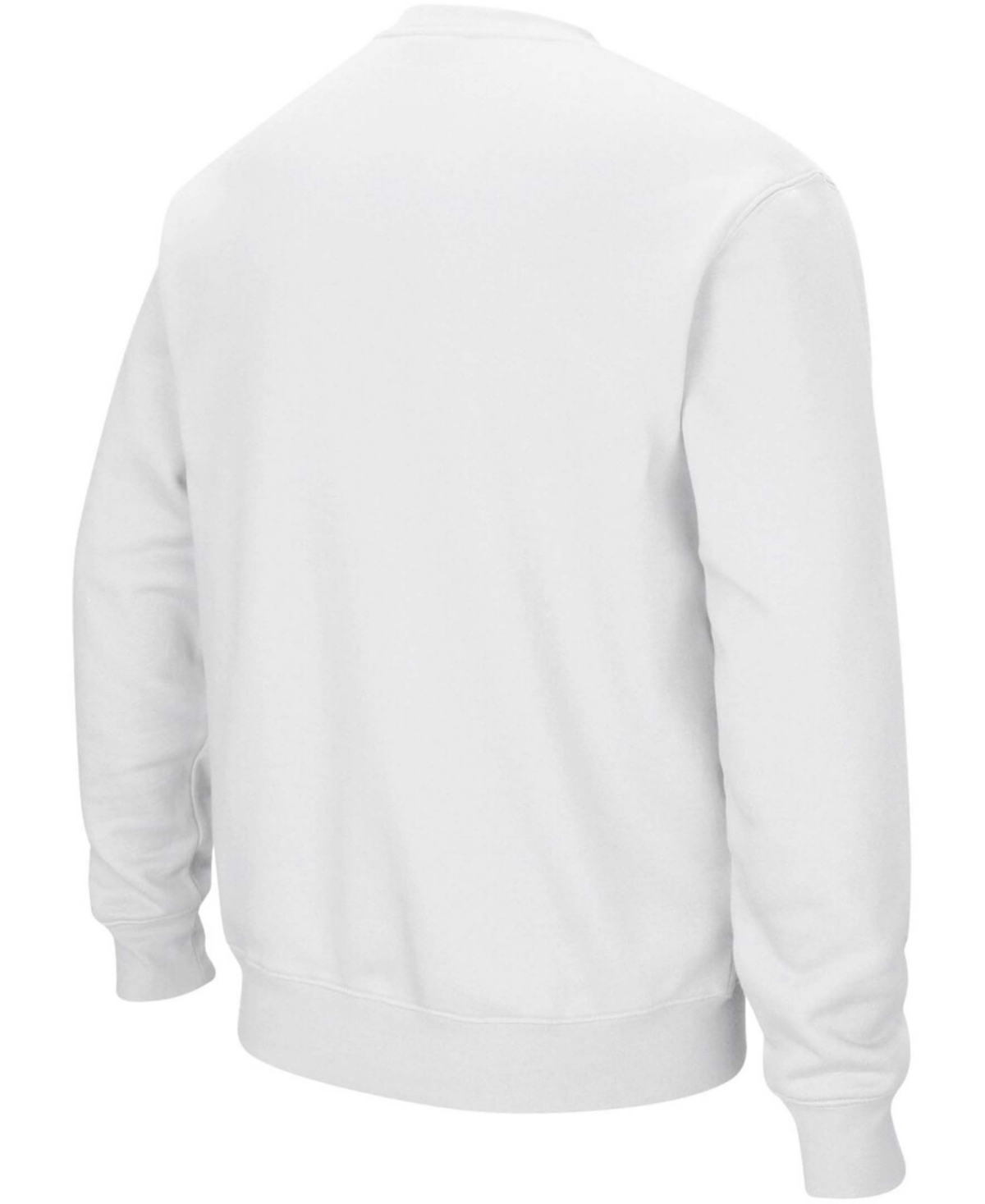 Shop Colosseum Men's White Indiana Hoosiers Arch Logo Crew Neck Sweatshirt