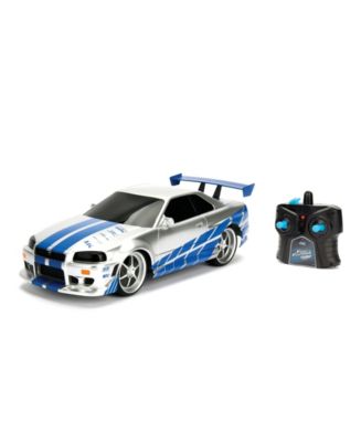 Jada Toys Fast Furious 1:16 Nissan Skyline GTR R34 Remote Control - Macy's