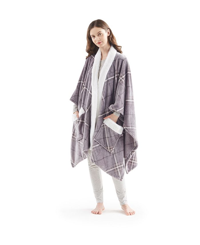 Charter Club Cozy Plush Wrap Robe Throw, 50" x 70", Created for Macy's Macy's
