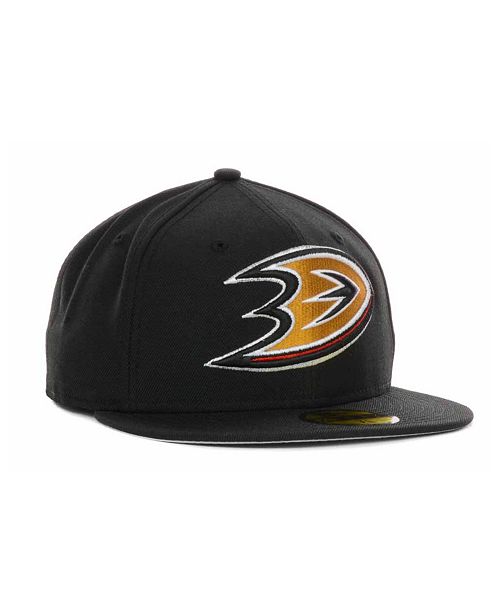 New Era Anaheim Ducks Basic 59FIFTY Cap Sports Fan Shop By Lids Men