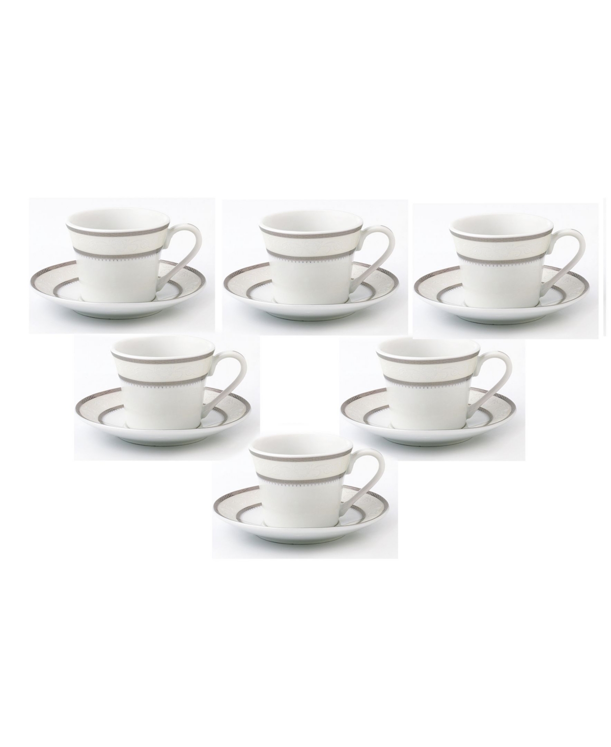 Lorren Home Espresso Service, Set of 6 - Silver-Tone