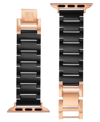 Women's Black Ceramic Bracelet designed for Apple Watch&reg; 42mm (Series 1-3 only) & 44/45/46/49mm (Ultra & Ultra 2)