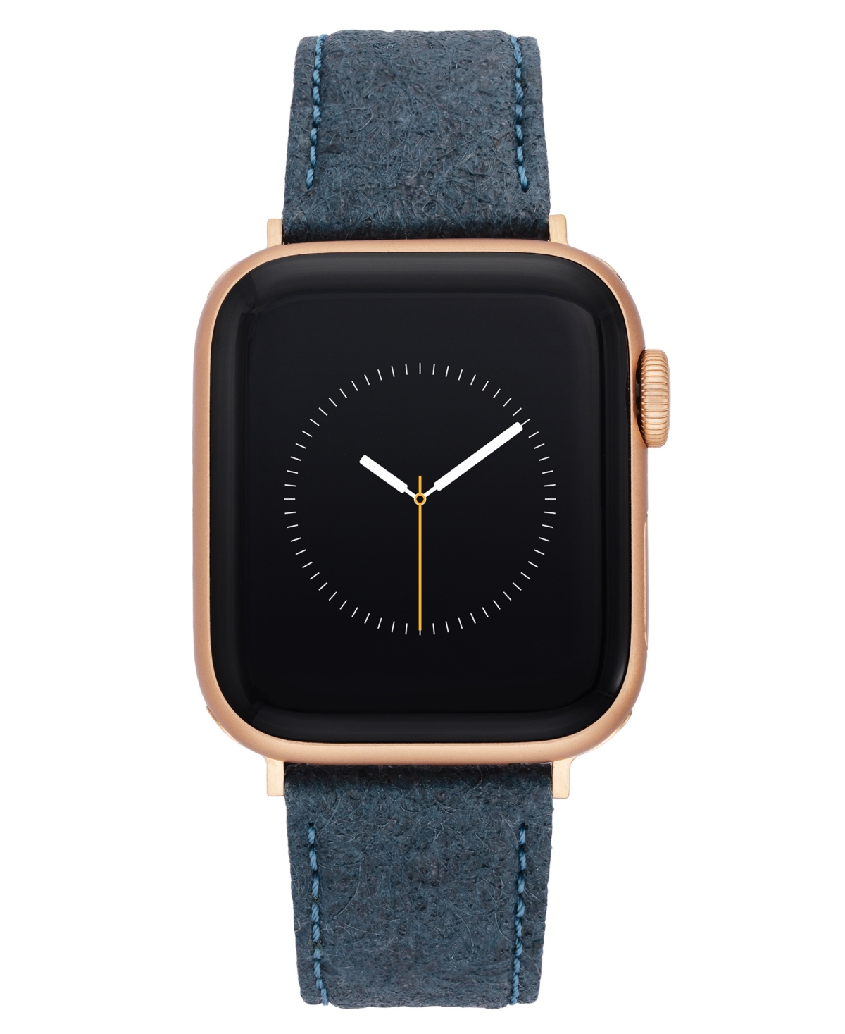 Women's Navy Consider It Pineapple Leather Band designed for Apple Watch 42mm (Series 10) & 38/40/41mm - Blue