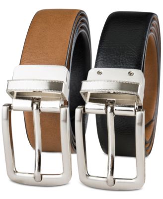 Men's Reversible Dress Belt, Created for Macy's