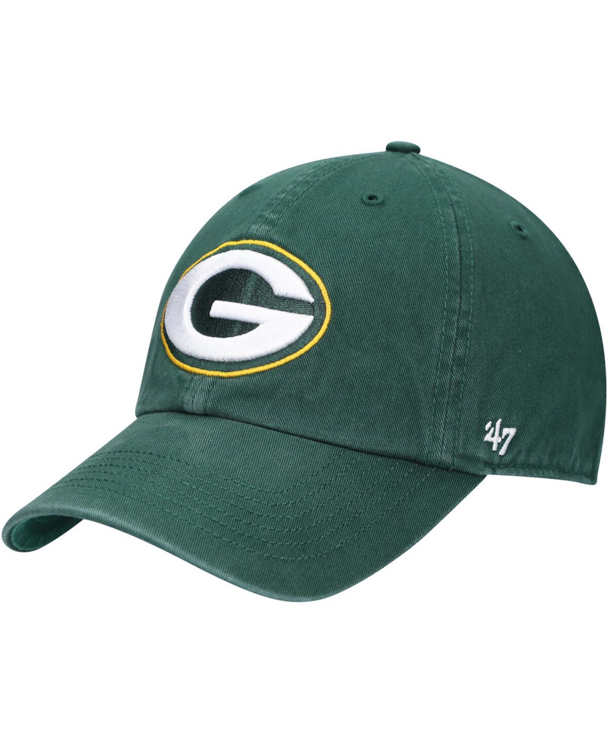 Shop 47 Brand Men's Green Bay Packers Franchise Logo Fitted Cap In Dark Green