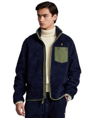 ralph lauren men's fleece jacket