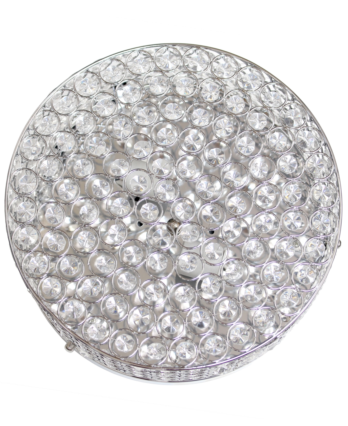 Lalia Home Glam 2 Light Round Flush Mount In Gold