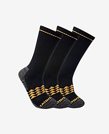 Men's Half Cushion Crew Socks, Pack of 3