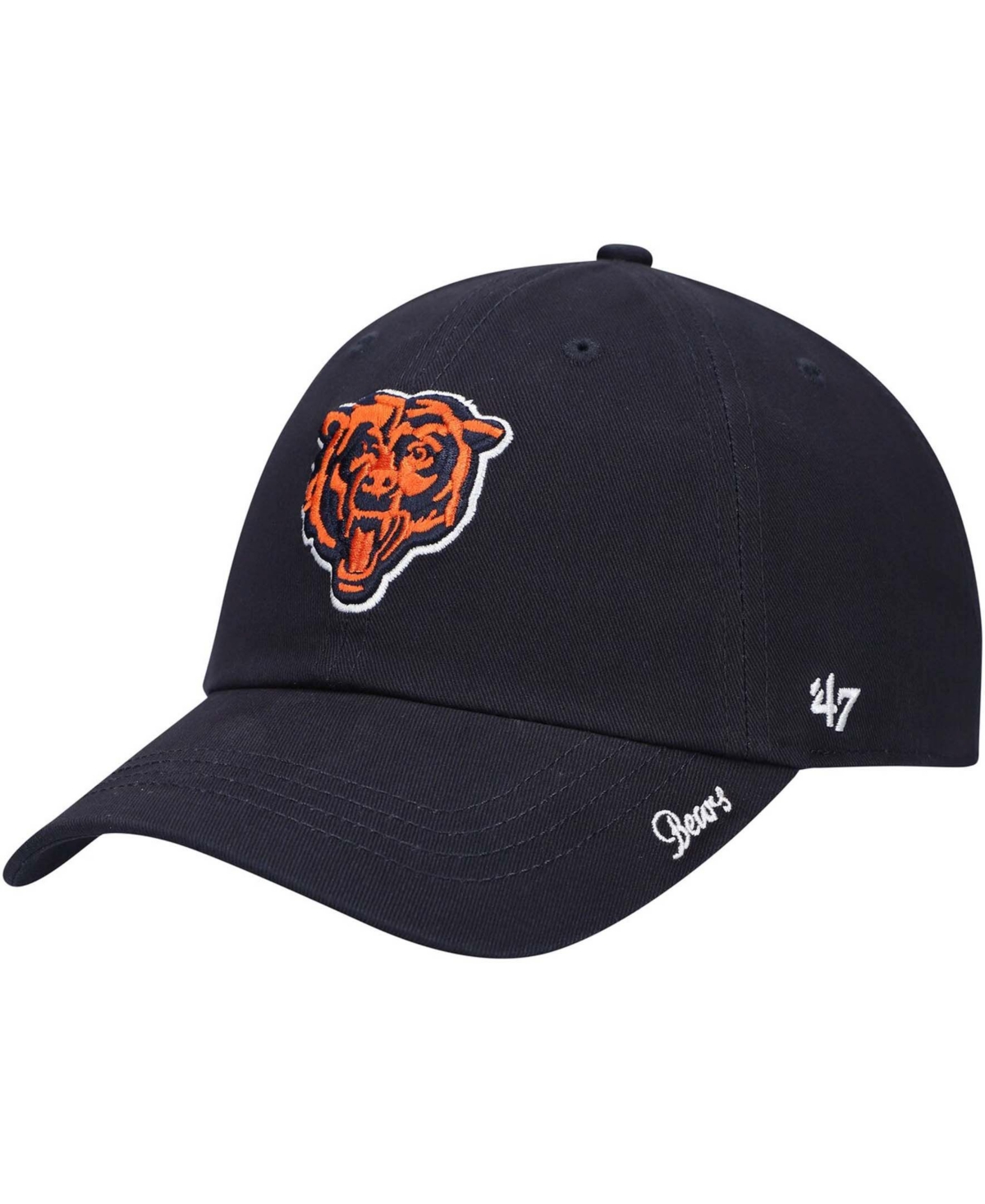 47 Brand Women's Navy Chicago Bears Miata Clean Up Legacy Adjustable Hat