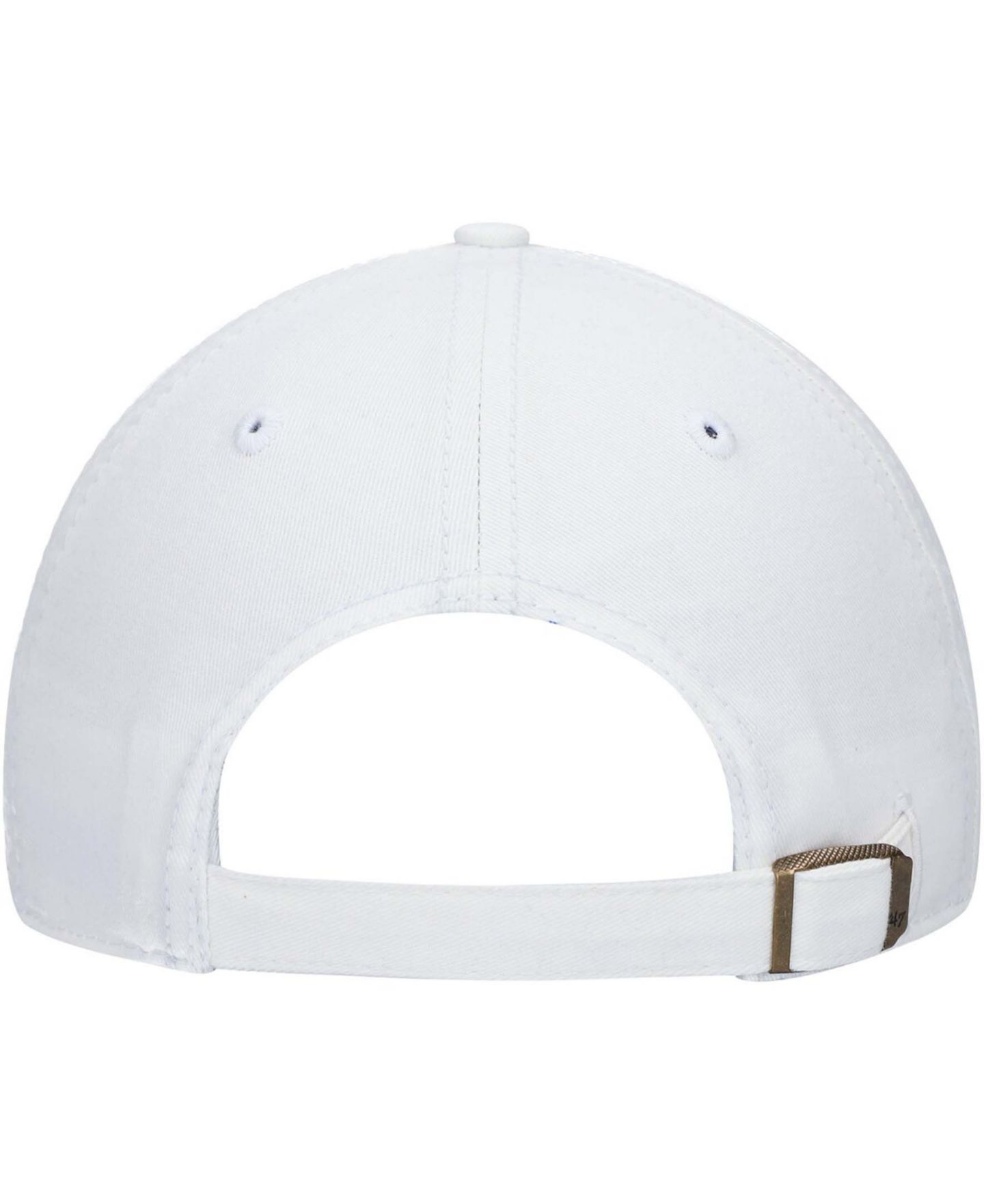 Женская кепка '47 Brand White Pittsburgh Steelers Miata Clean Up Logo Adjustable Hat — фото 3