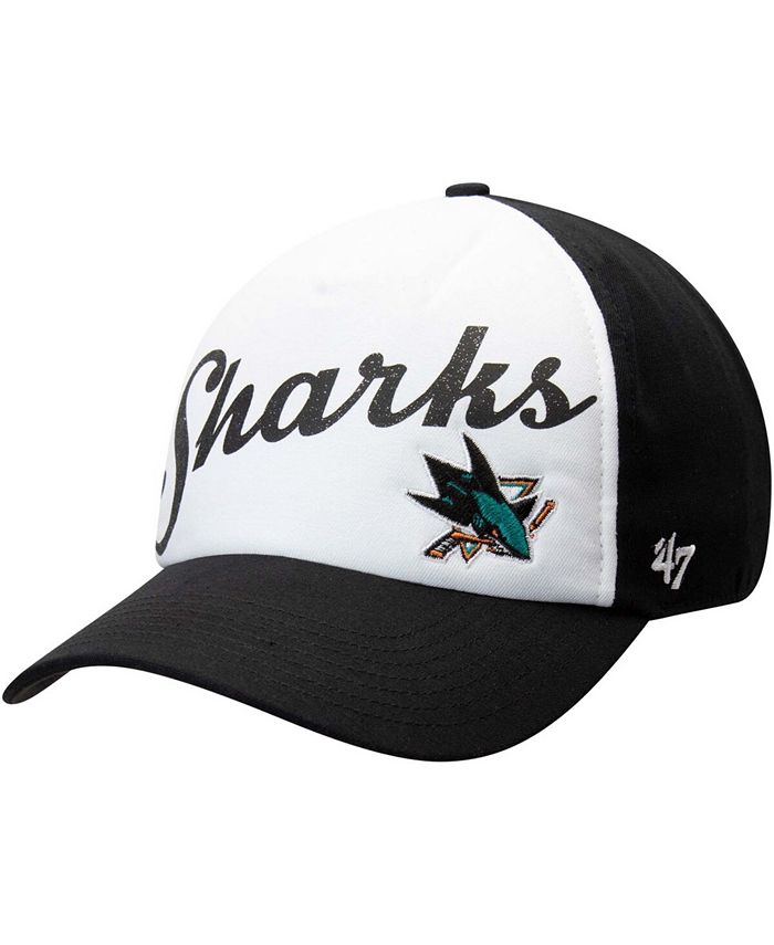 47 Brand Women's Black San Jose Sharks Dazed Captain Adjustable Hat - Macy's