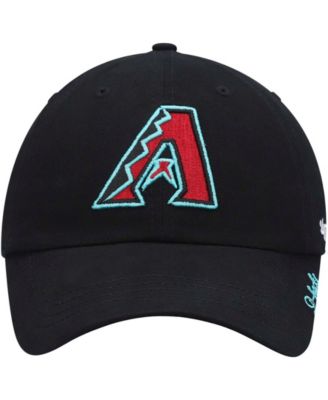 Women's Black Arizona Diamondbacks Team Miata Clean Up Adjustable Hat