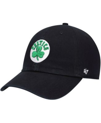 Men's Black Boston Celtics Team Clean Up Adjustable Hat