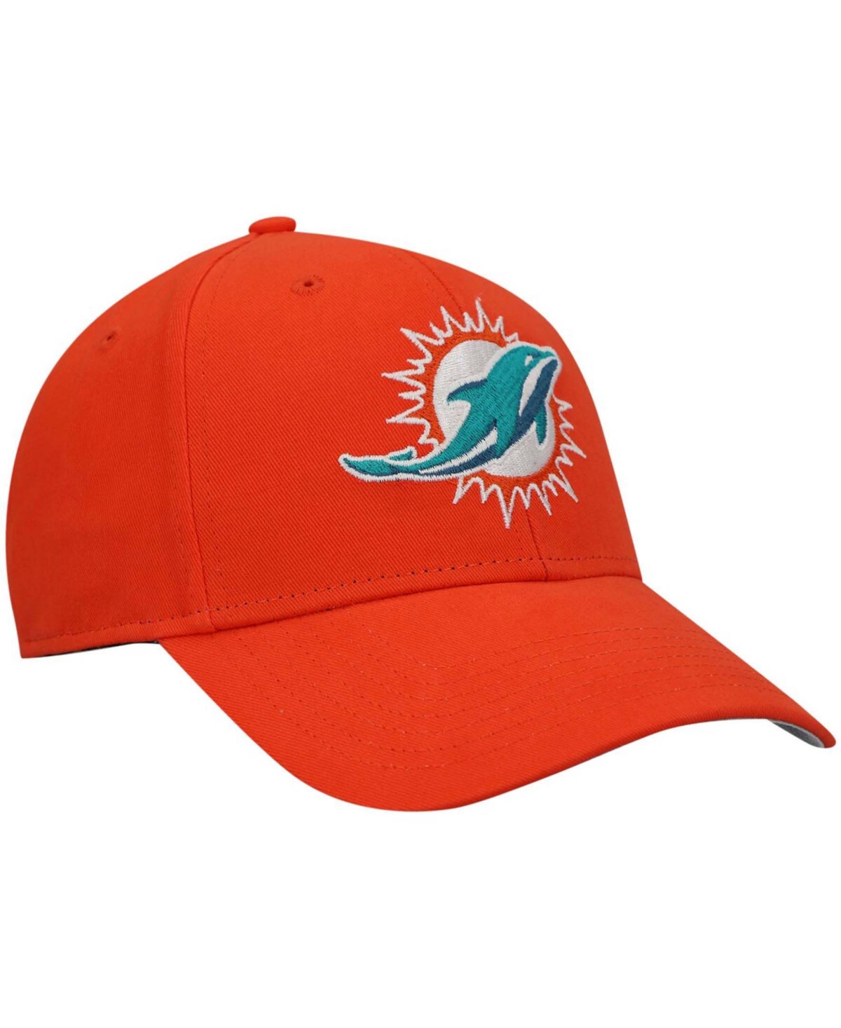 47 Brand Boys Orange Miami Dolphins Basic Secondary Mvp Adjustable Hat In Orange