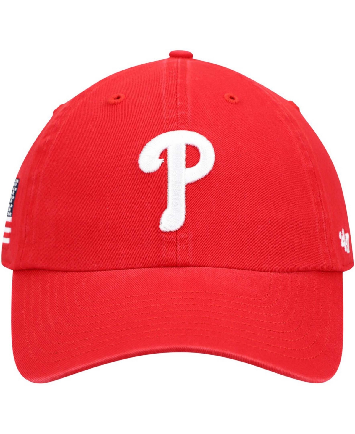 Men's Red Philadelphia Phillies Heritage Clean Up Adjustable Hat