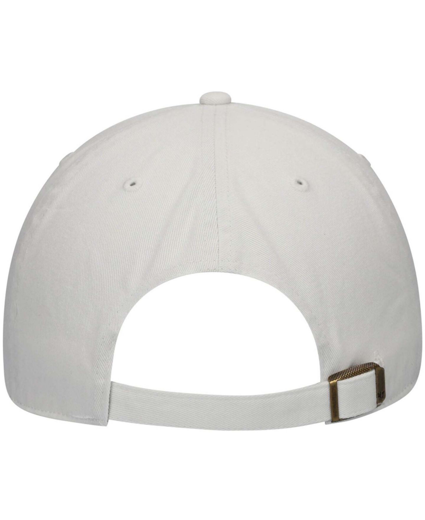 Мужская кепка '47 Brand White New Orleans Saints Clean Up Legacy Adjustable Hat — фото 5