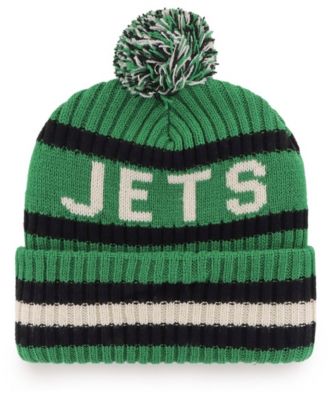 Men's Kelly Green New York Jets Legacy Bering Cuffed Knit Hat with Pom