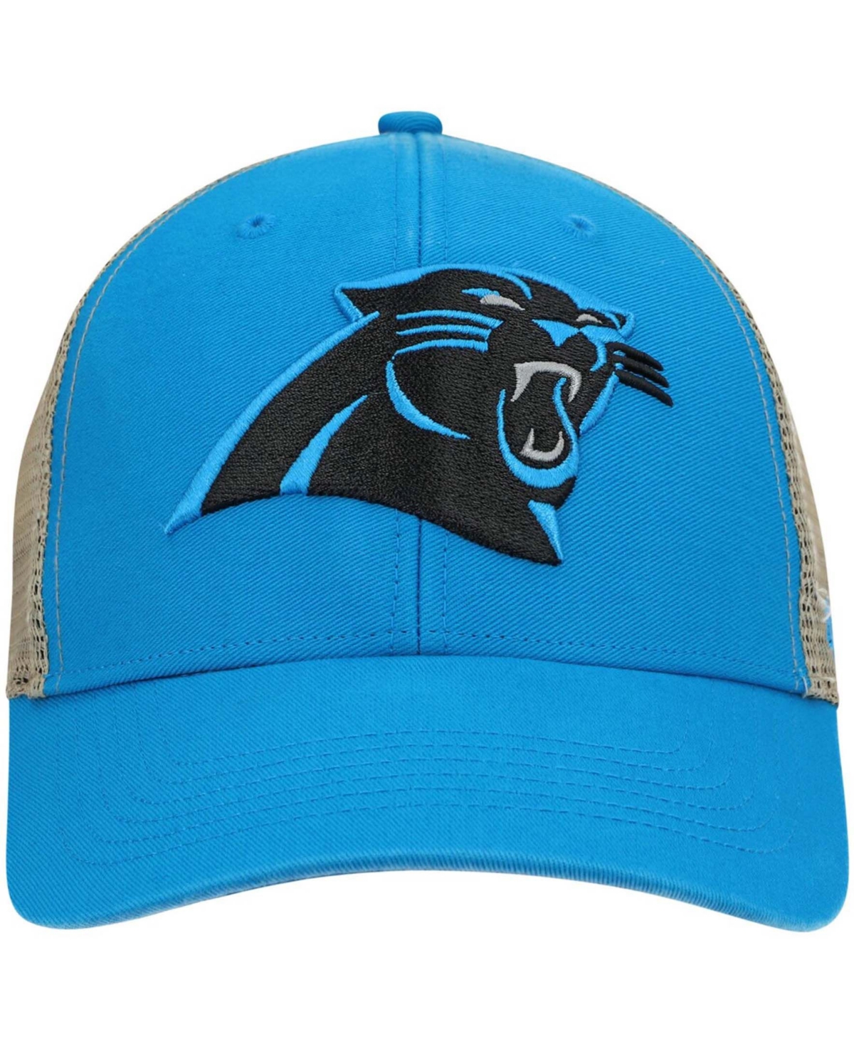 Men's Natural Carolina Panthers Flagship Mvp Trucker Snapback Hat - Natural