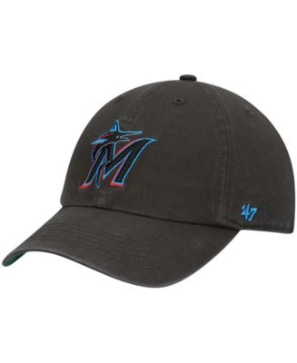 Men's '47 Graphite Miami Marlins Franchise Fitted Hat Size: Small