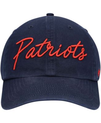 Women's Navy New England Patriots Vocal Clean Up Adjustable Hat