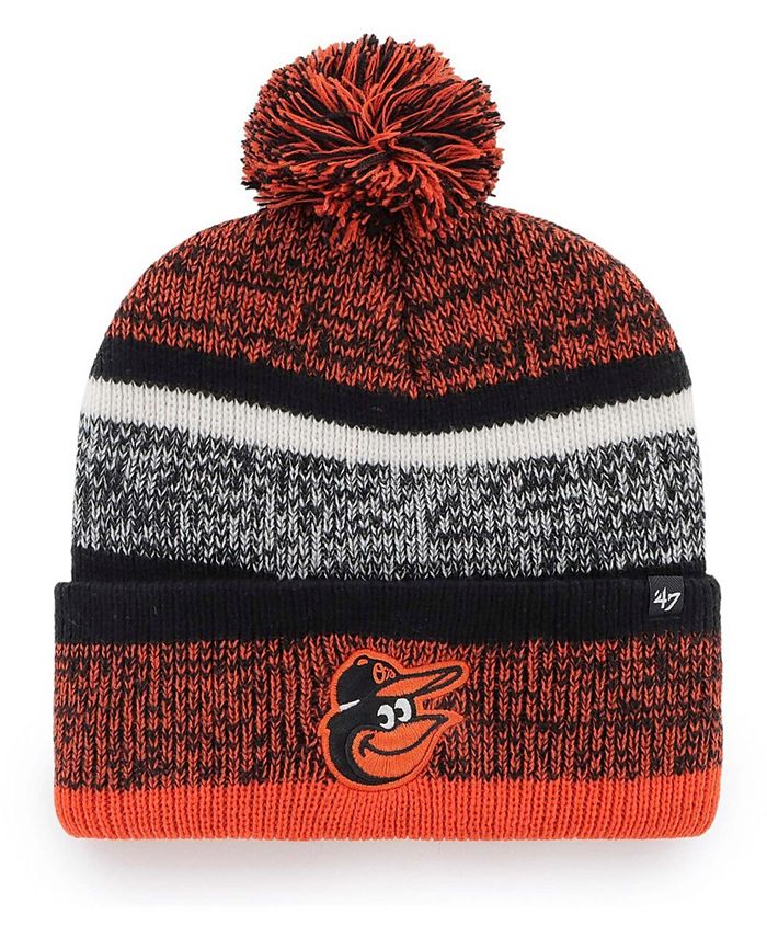 '47 Brand Men's Black Baltimore Orioles Northward Cuffed Knit Hat with