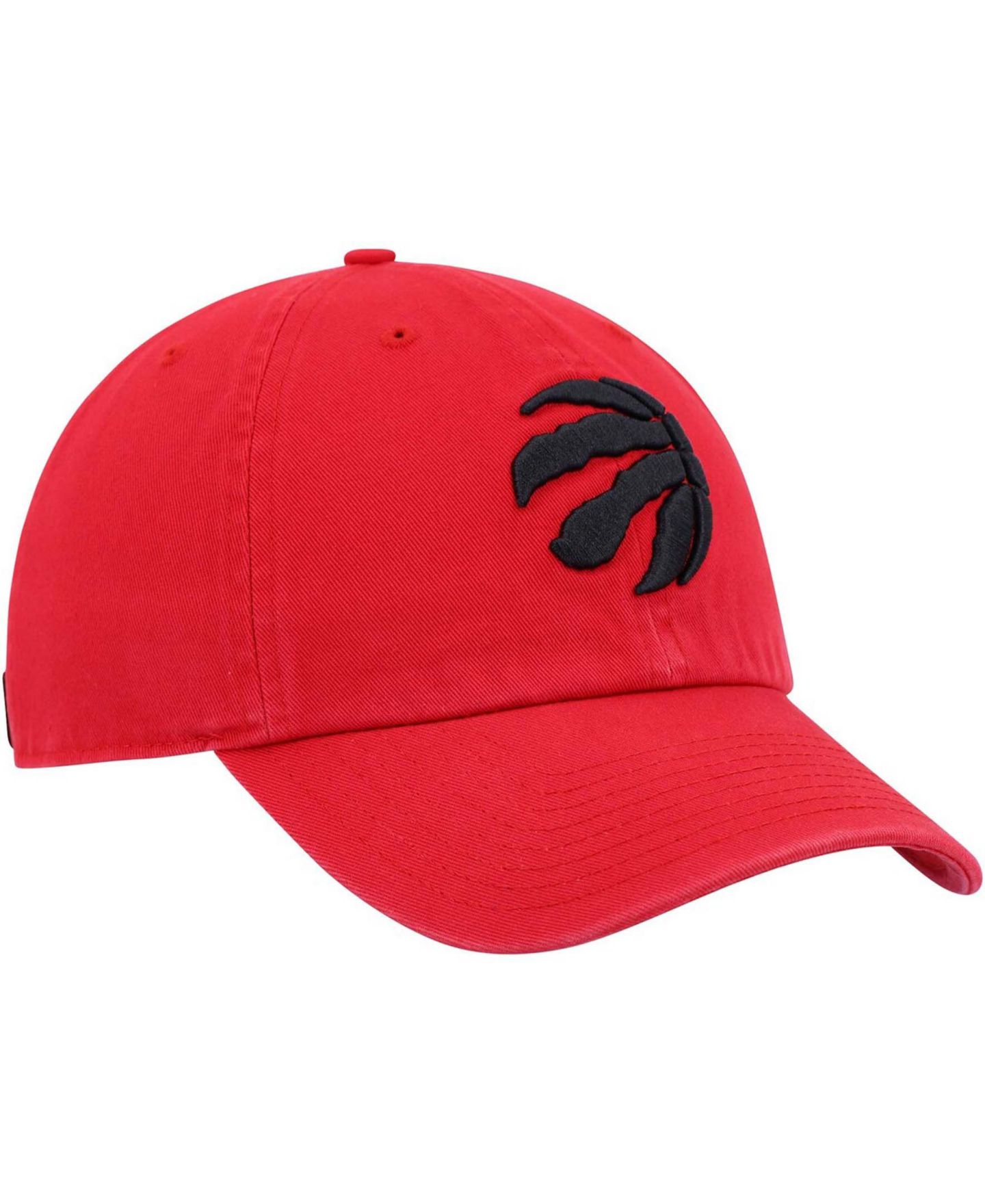 Мужская кепка '47 Brand Red Toronto Raptors Team Clean Up Adjustable Hat — фото 4