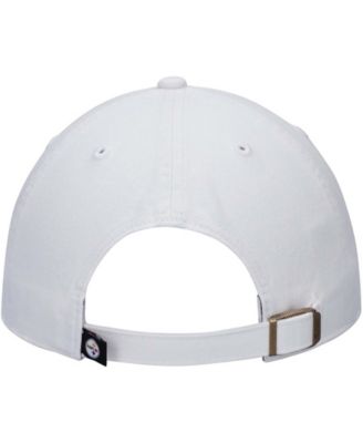 Men's White Pittsburgh Steelers Clean Up Adjustable Hat