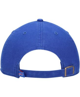 Men's Royal Buffalo Bills Clean Up Script Adjustable Hat