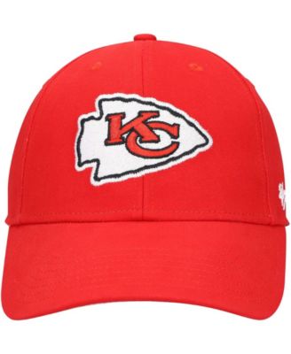 Boys Red Kansas City Chiefs Basic MVP Adjustable Hat