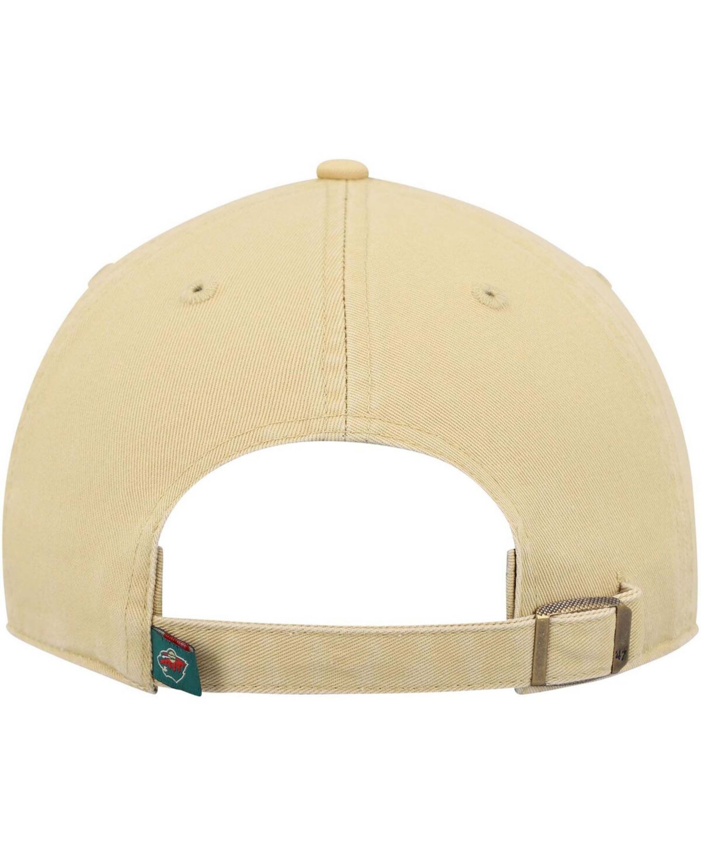 Мужская кепка '47 Brand Gold Minnesota Wild Clean Up Adjustable Hat — фото 5