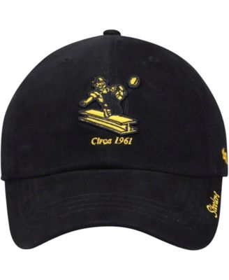Women's Black Pittsburgh Steelers Miata Clean Up Legacy Adjustable Hat