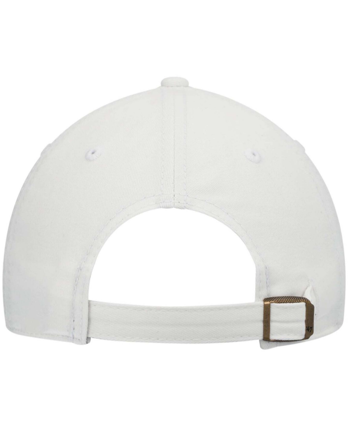 Женская кепка '47 Brand White Wichita State Shockers Miata Clean Up Adjustable Hat — фото 5